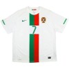 Retro Portugal Ronaldo 7 2010 Voetbalshirt Uit