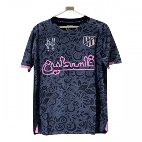 FC Palestina X Farrah Azam Voetbalshirt 2025-26 Zwarte FC Palestina X Farrah Azam Voetbalshirt 2025-26 Zwarte