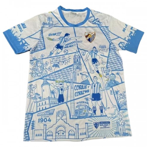 Malaga Special Edition Voetbalshirt 2025-26 Malaga Special Edition Voetbalshirt 2025-26