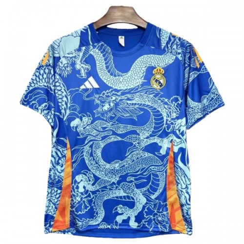 Real Madrid Dragon Special Edition Voetbalshirt 2025-26 Blauwe Real Madrid Dragon Special Edition Voetbalshirt 2025-26 Blauwe