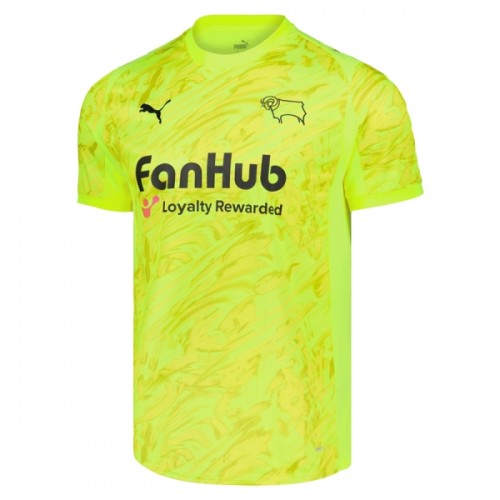 Derby County Voetbalshirt Doelman 2025-26 gele Derby County Voetbalshirt Doelman 2025-26 gele