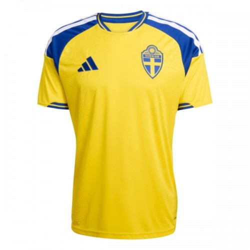 Zweden Voetbalshirt Thuis WK 2026 Zweden Voetbalshirt Thuis WK 2026