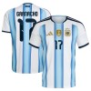Argentinië Garnacho 17 Voetbalshirt Thuis WK 2026