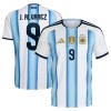 Argentinië J. Alvarez 9 Voetbalshirt Thuis WK 2026