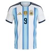Argentinië J. Alvarez 9 Voetbaltenue Thuis WK 2026 - Kind