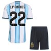 Argentinië Lautaro Martinez 22 Voetbaltenue Thuis WK 2026 - Kind
