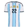Argentinië Lautaro Martinez 22 Voetbaltenue Thuis WK 2026 - Kind