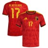België De Ketelaere 17 Voetbalshirt Thuis WK 2026