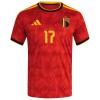 België De Ketelaere 17 Voetbalshirt Thuis WK 2026