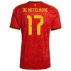 België De Ketelaere 17 Voetbalshirt Thuis WK 2026