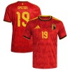 België Openda 19 Voetbalshirt Thuis WK 2026