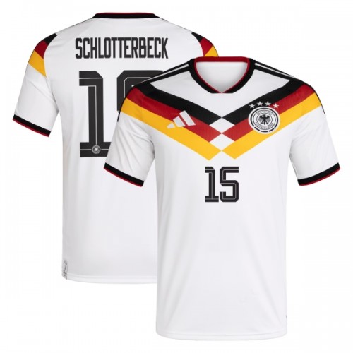 Duitsland N. Schlotterbeck 15 Voetbalshirt Thuis WK 2026 Duitsland N. Schlotterbeck 15 Voetbalshirt Thuis WK 2026
