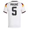 Duitsland Pavlovic 5 Voetbalshirt Thuis WK 2026
