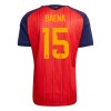 Spanje Baena 15 Voetbalshirt Thuis WK 2026