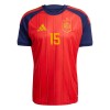 Spanje Baena 15 Voetbalshirt Thuis WK 2026