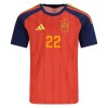 Spanje Cucurella 22 Voetbalshirt Thuis WK 2026