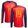Spanje Lamine Yamal 19 Voetbalshirt Thuis WK 2026 Lange Mouw