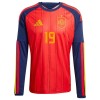 Spanje Lamine Yamal 19 Voetbalshirt Thuis WK 2026 Lange Mouw