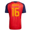 Spanje Rodrigo 16 Voetbalshirt Thuis WK 2026