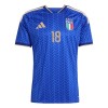Italië Barella 18 Voetbalshirt Thuis WK 2026