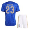 Italië Bastoni 23 Voetbaltenue Thuis WK 2026 - Kind Italië Bastoni 23 Voetbaltenue Thuis WK 2026 - Kind