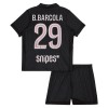 Jordan Paris Saint-Germain B. Barcola 29 Voetbaltenue 4e 2025-26 - Kind