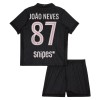 Jordan Paris Saint-Germain Joao Neves 87 Voetbaltenue 4e 2025-26 - Kind