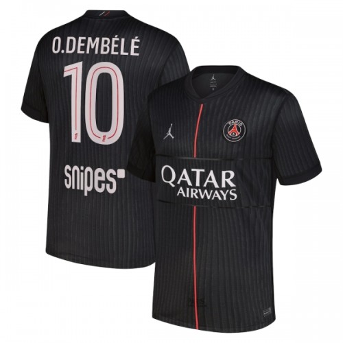 Jordan Paris Saint-Germain O. Dembele 10 Voetbalshirt 4e 2025-26 Jordan Paris Saint-Germain O. Dembele 10 Voetbalshirt 4e 2025-26