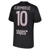 Jordan Paris Saint-Germain O. Dembele 10 Voetbalshirt 4e 2025-26