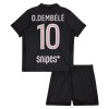 Jordan Paris Saint-Germain O. Dembele 10 Voetbaltenue 4e 2025-26 - Kind