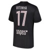 Jordan Paris Saint-Germain Vitinha 17 Voetbalshirt 4e 2025-26