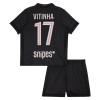 Jordan Paris Saint-Germain Vitinha 17 Voetbaltenue 4e 2025-26 - Kind