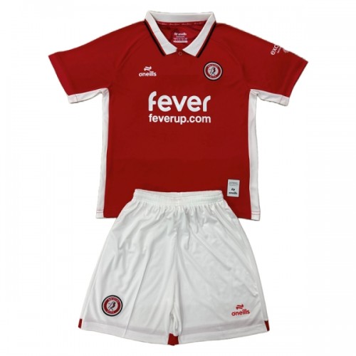 Bristol City Voetbaltenue Thuis 2025-26 - Kind Bristol City Voetbaltenue Thuis 2025-26 - Kind
