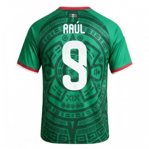 Mexico Raul 9 Voetbalshirt Thuis WK 2026 Mexico Raul 9 Voetbalshirt Thuis WK 2026