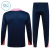 FC Barcelona Trainings Sweatshirt Kwart-Zip 2025-26 Blauwe - Kind
