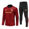 Feyenoord Rotterdam Trainings Sweatshirt Kwart-Zip 2025-26 Rode