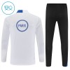 Paris Saint-Germain Trainings Sweatshirt Kwart-Zip 2025-26 Witte - Kind
