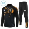 Real Madrid Trainings Sweatshirt Kwart-Zip 2025-26 Zwarte - Kind