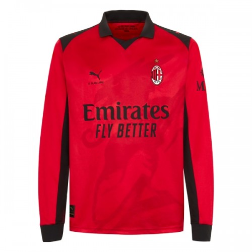 AC Milan Voetbalshirt 4e 2025-26 Lange Mouw AC Milan Voetbalshirt 4e 2025-26 Lange Mouw