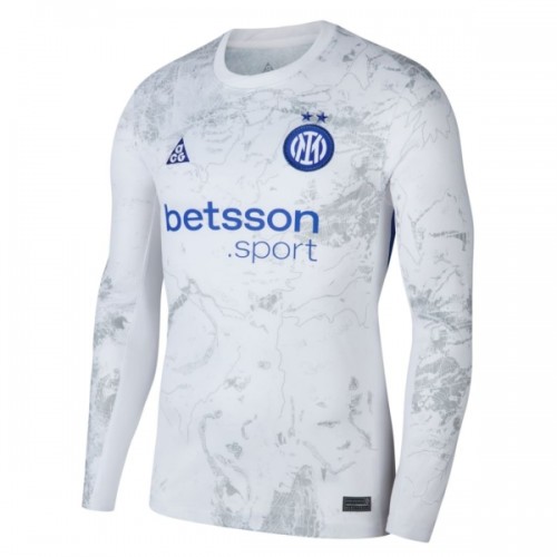 Inter Milan Voetbalshirt Doelman 2025-26 Lange Mouw Inter Milan Voetbalshirt Doelman 2025-26 Lange Mouw