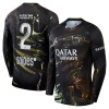 Paris Saint-Germain Hakimi 2 Night Edition Voetbalshirt 2025-26 Lange Mouw Paris Saint-Germain Hakimi 2 Night Edition Voetbalshirt 2025-26 Lange Mouw