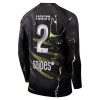 Paris Saint-Germain Hakimi 2 Night Edition Voetbalshirt 2025-26 Lange Mouw