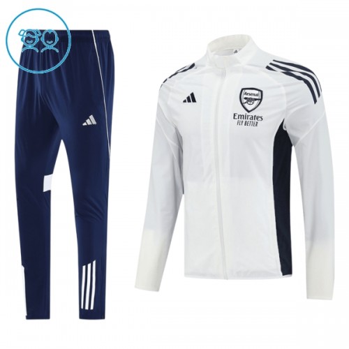 Arsenal Trainingsjack Pak 2025-26 Witte - Kind Arsenal Trainingsjack Pak 2025-26 Witte - Kind