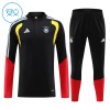 Duitsland Trainings Sweatshirt Kwart-Zip 2026-27 Zwarte - Kind Duitsland Trainings Sweatshirt Kwart-Zip 2026-27 Zwarte - Kind