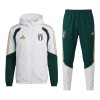 Italië Trainingsjack Capuchon 2026-27 Witte