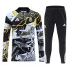 Real Madrid Marvel Trainings Sweatshirt Kwart-Zip 2026-27 Zwarte