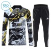 Real Madrid Marvel Trainings Sweatshirt Kwart-Zip 2026-27 Zwarte - Kind