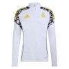 Real Madrid Trainings Sweatshirt Kwart-Zip 2026-27 Witte
