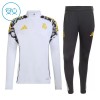 Real Madrid Trainings Sweatshirt Kwart-Zip 2026-27 Witte - Kind