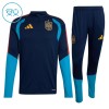 Spanje Trainings Sweatshirt Kwart-Zip 2026-27 Navy - Kind